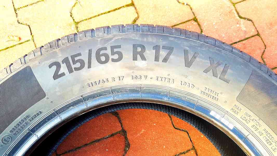 prodám zcela nové letní pneu Continental EcoContact 6, 215/6 - foto 3