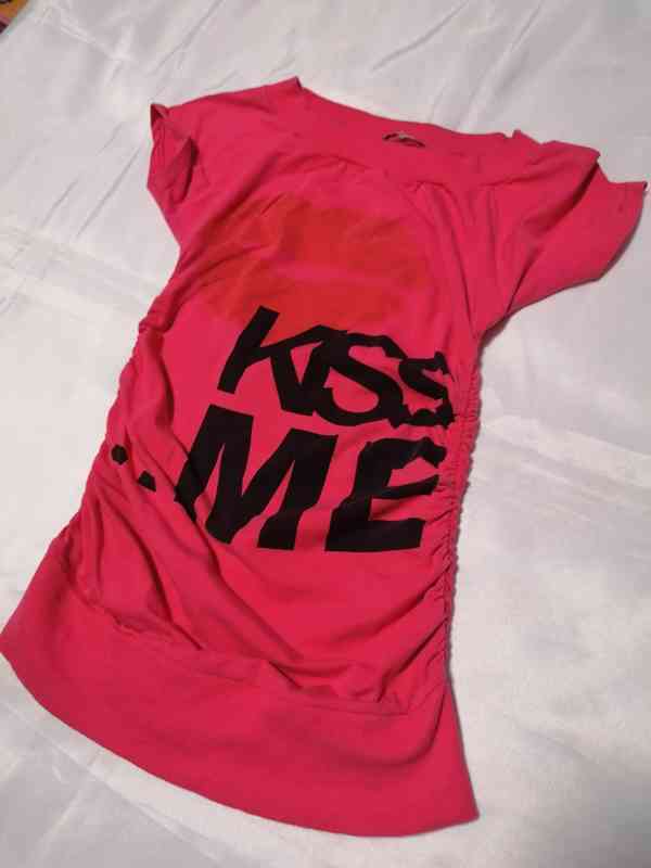 Dámské tričko s nařasením, Kiss Me, vel. S/M - foto 7