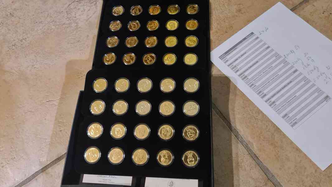 2x20 mincí kolekce presinta dollars - foto 2