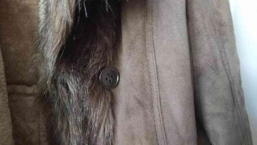 Adagio luxusní kožešinový kabát jako nový vel 44  - foto 4