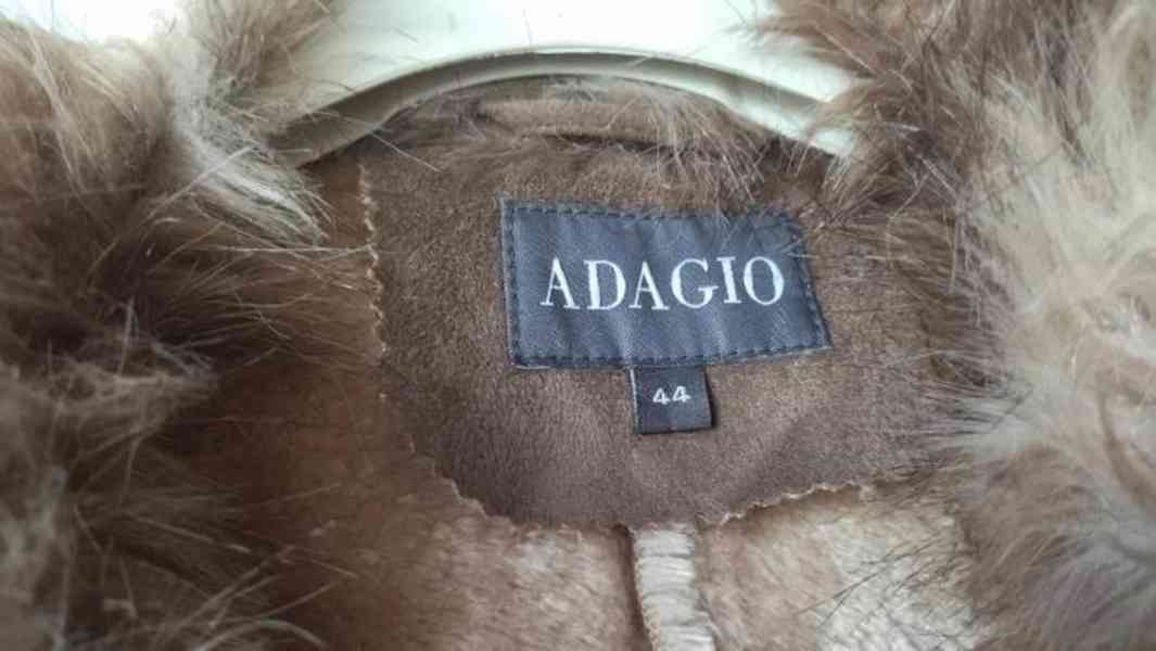 Adagio luxusní kožešinový kabát jako nový vel 44  - foto 2