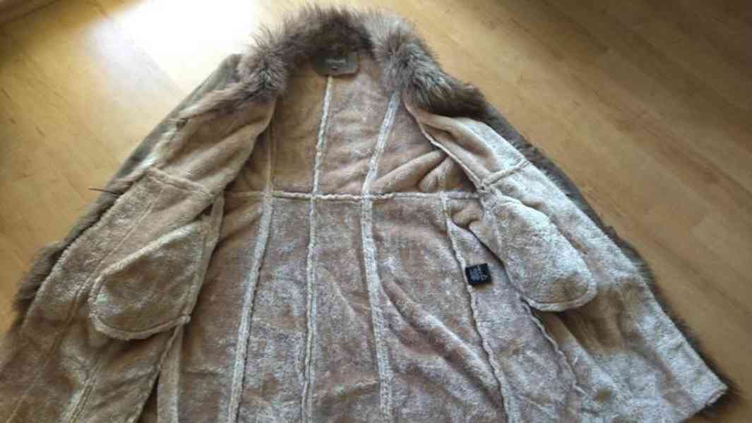 Adagio luxusní kožešinový kabát jako nový vel 44  - foto 5
