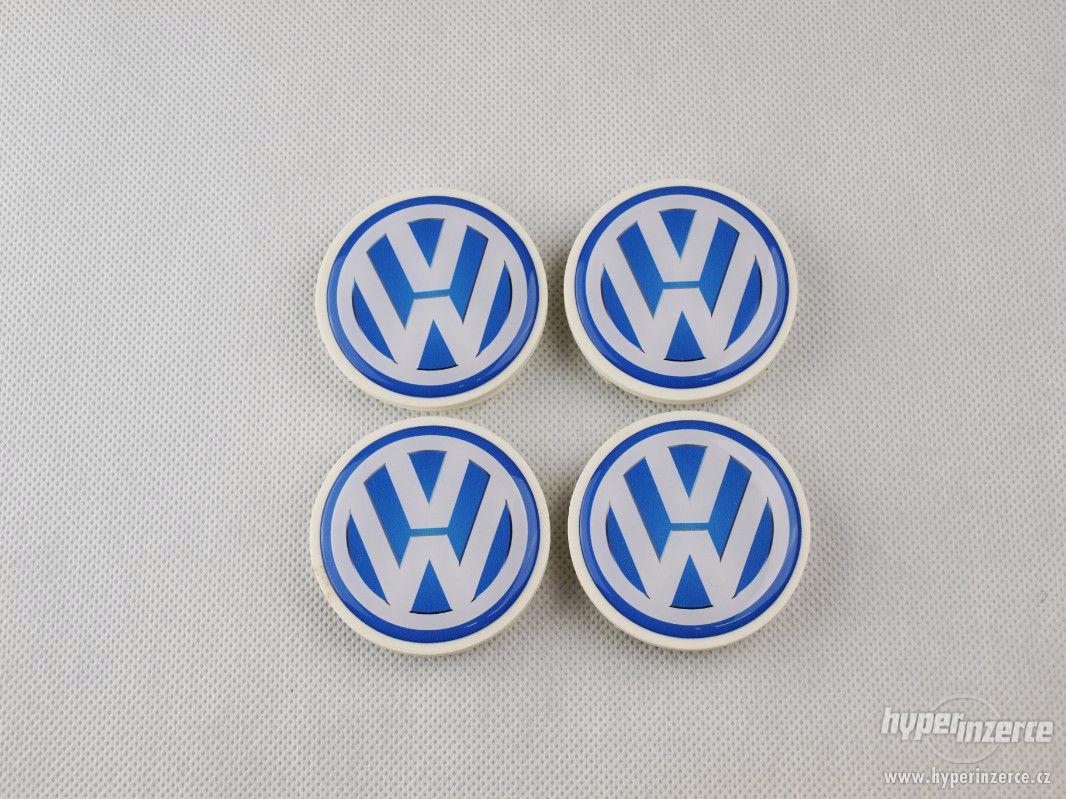 Volkswagen středy kol 60/56mm AEZ, Dezent, Enzo - modré - foto 1