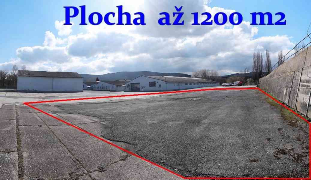 Nájem levných venkovních ploch 250 m2 až 4000 m2, Hostomice - foto 3