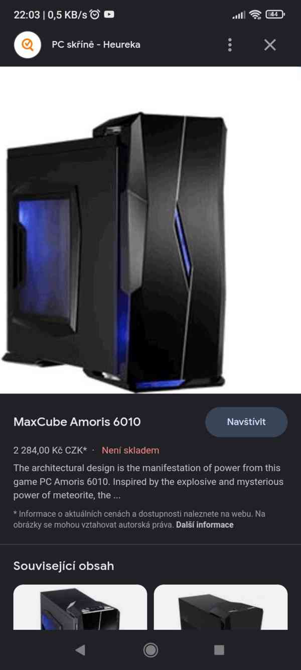 PC case/ PC skříň/ podsvícený MaxCube Amoris 6010 - foto 2