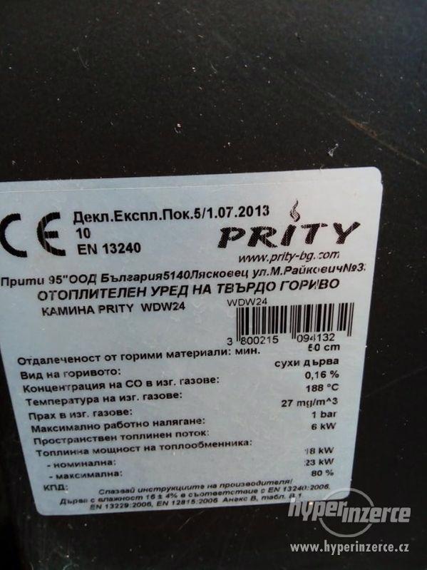 Prodám krbová kamna s výměníkem - foto 10