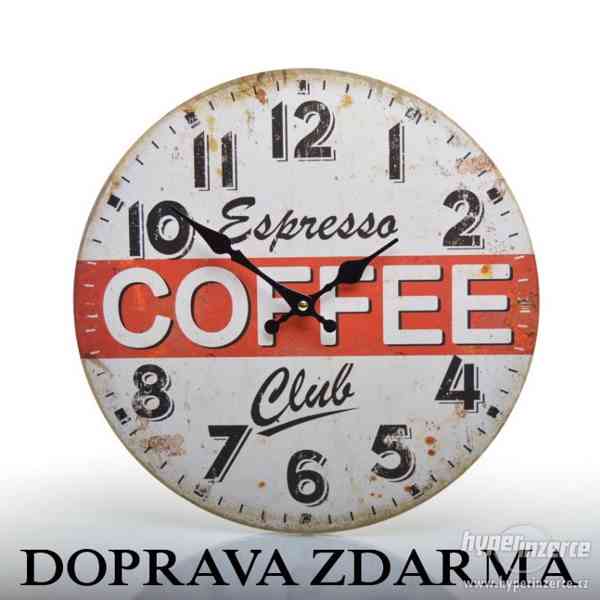 Luxusní hodiny COFFEE, DOPRAVA ZDARMA - foto 1