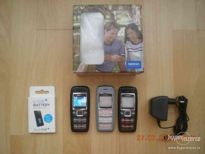Nokia 1600 - plně funkční tlačítkové telefony z r.2005 - foto 2