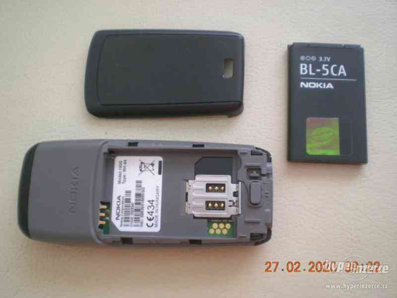 Nokia 1600 - plně funkční tlačítkové telefony z r.2005 - foto 10