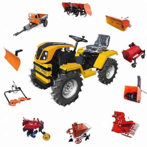 Minitraktor ProGARDEN Campo T18 VER-G2 4x4,12HP diesel - foto 5