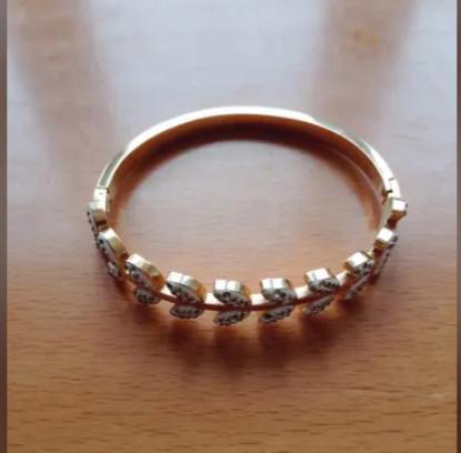 Dámský náramek chirurgická ocel pozlacena  - foto 1