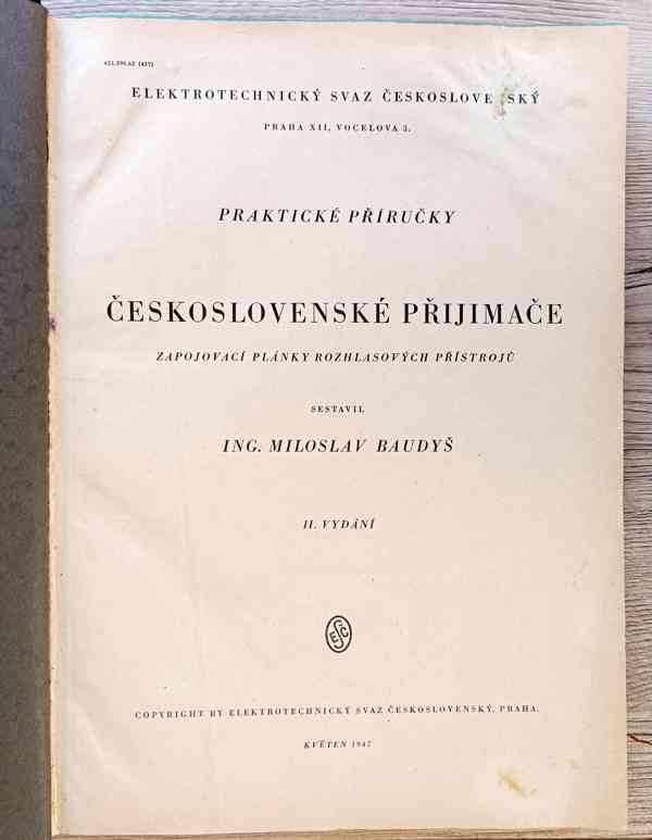 Kniha Československé přijímače: zapojovací plánky, M. Baudyš - foto 4