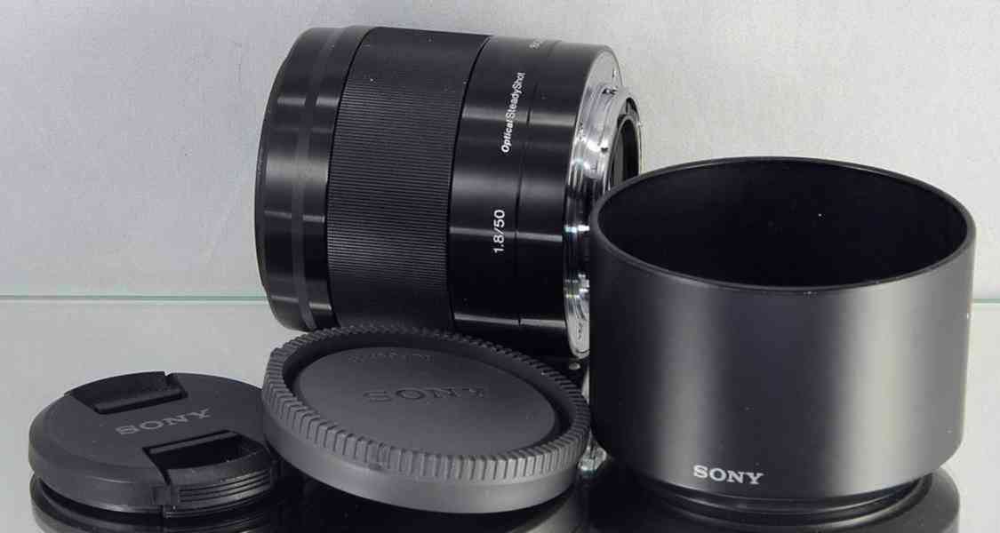 Sony E 50mm f/1,8 OSS **APS-C Pevný, 1:1.8*E mount - foto 2
