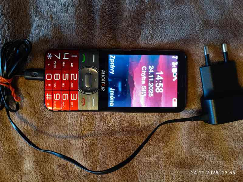 Prodám mob.TLAČÍTKOVÝ telefon ALIGATOR A900R senior - foto 2