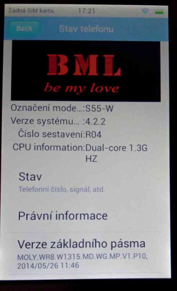 Prodam funkcni mobil BML S55-W slaba baterie - foto 4