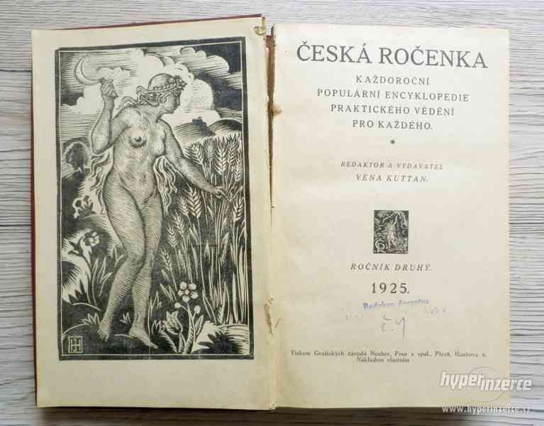 Kniha Česká ročenka 1925 - foto 3