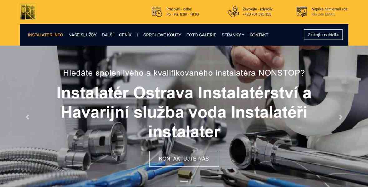 Práce - brigáda Ostrava - instalatér - Voda Topení Plyn