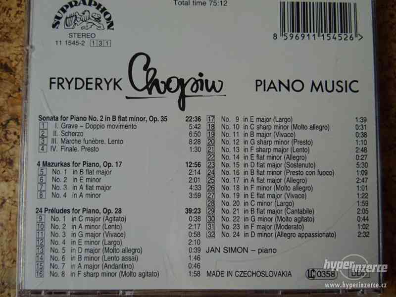 CD – JAN SIMON (piano) – Chopin recital - foto 2