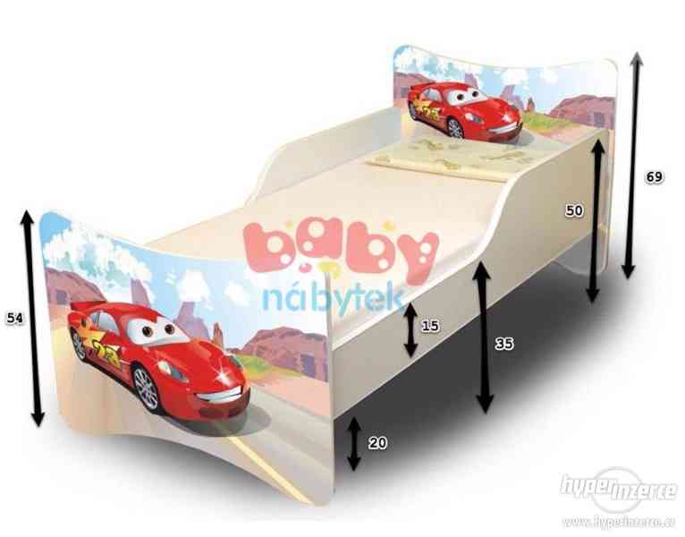 Dětská postel Racer + dekorace ZDARMA - foto 5