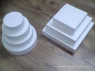 Dort čtverec čtyřpatrový - polystyren atrapa maketa - foto 2