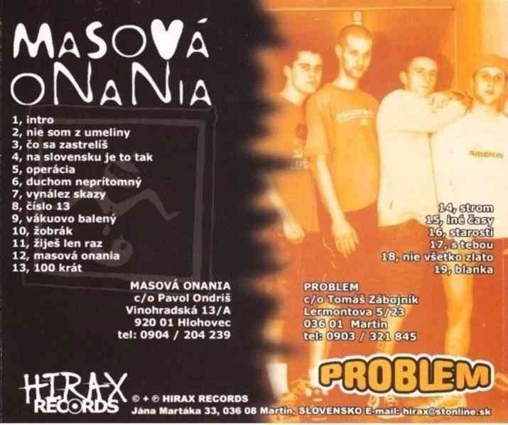 Masová Onania / Problem   (CD-R)  - foto 2