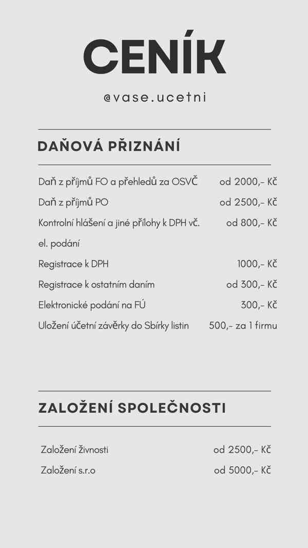 Účetní služby - foto 2