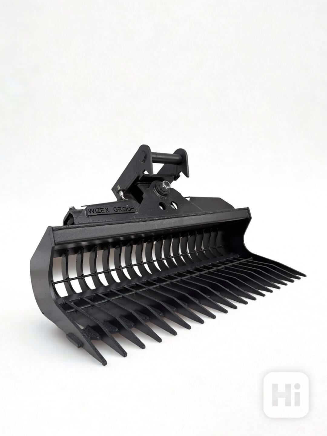 Prolamovaná srovnávací lopata, hydraulické shrnování 120 cm  - foto 1