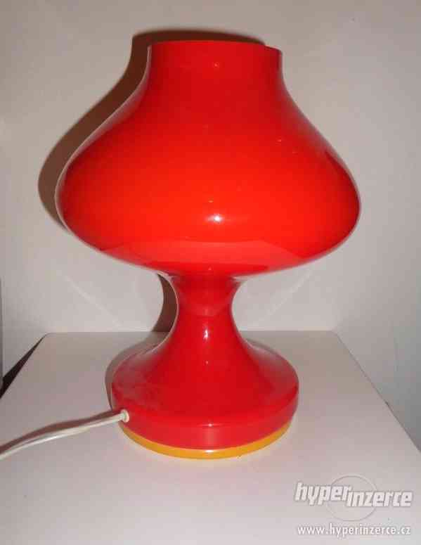 Skleněná stolní lampa - Karel Volf - foto 1