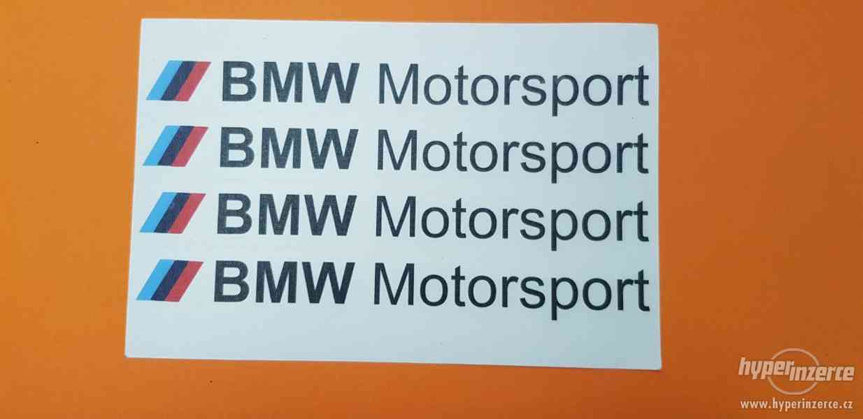 BMW - motorsport - M power samolepky - foto 2