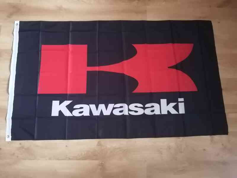 Vlajka Kawasaki - foto 3