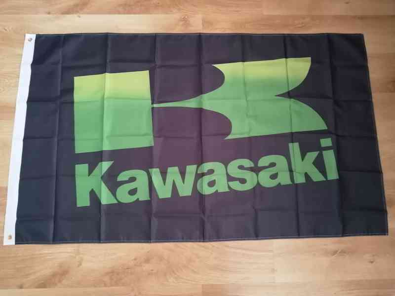 Vlajka Kawasaki - foto 1