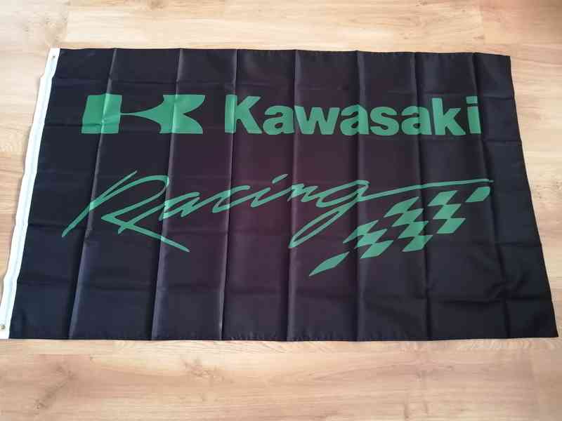 Vlajka Kawasaki - foto 2