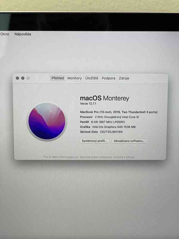 Macbook Pro 2016, 256GB - foto 12