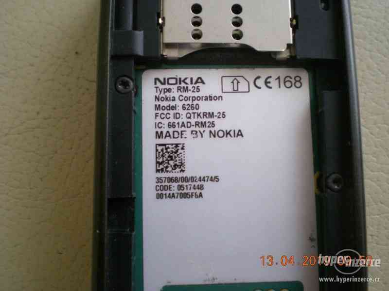 Nokia 6260 - plně funkční vyklápěcí telefony z r.2004 - foto 14