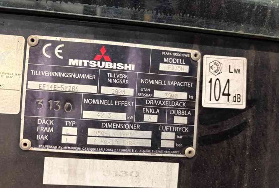 Vysokozdvižný vozík Mitsubishi FD35N - foto 4