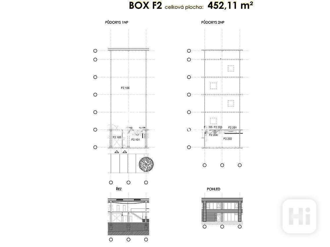 Pronájem podnikatelského boxu 452 m2, Brno sever - foto 6