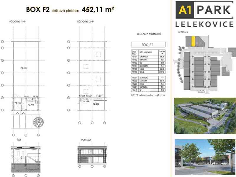 Pronájem podnikatelského boxu 452 m2, Brno sever - foto 2