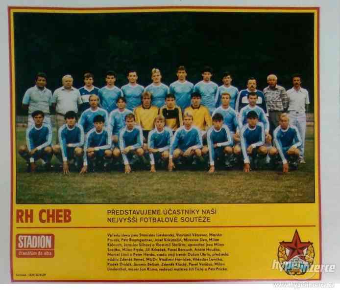 RH Cheb - fotbal - čtenářům do alba 1986 - foto 1