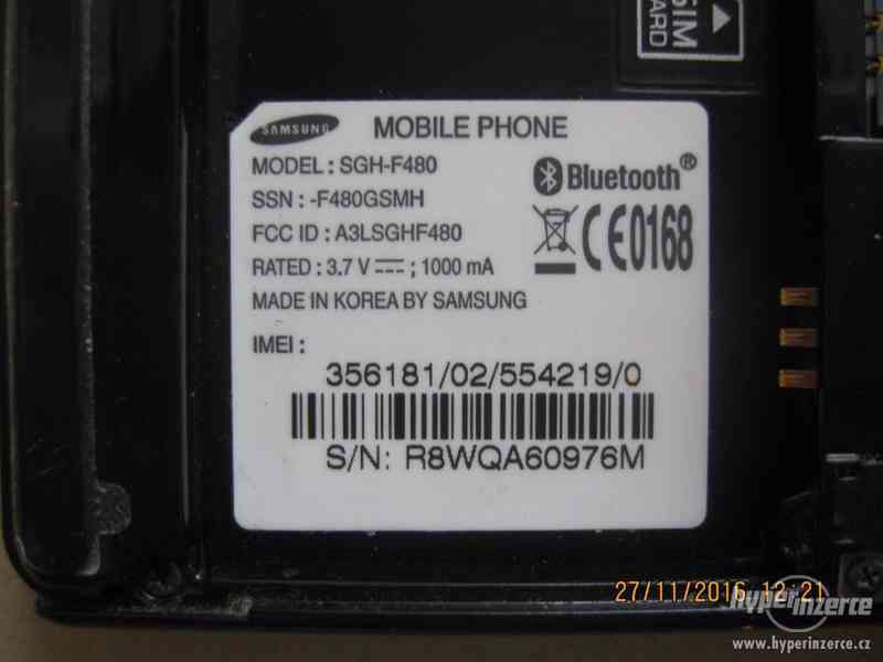 Samsung SGH-F480, plně funkční telefon s češtinou - foto 10