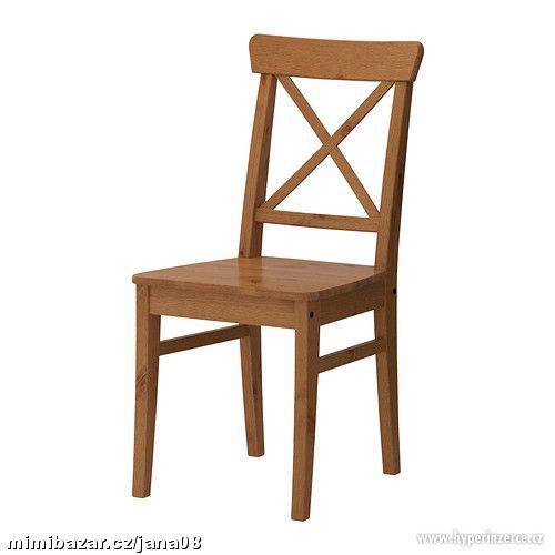 Dřevěné židle Ikea - foto 1