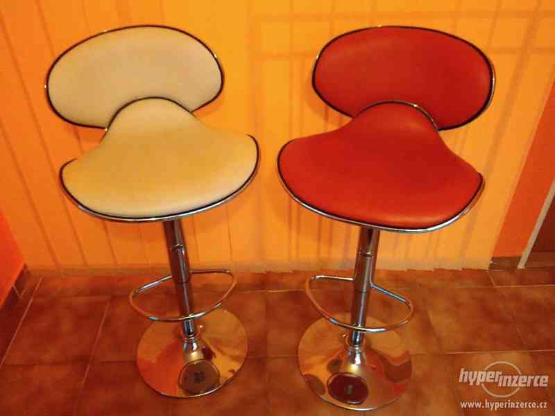 2 barové židle - foto 1