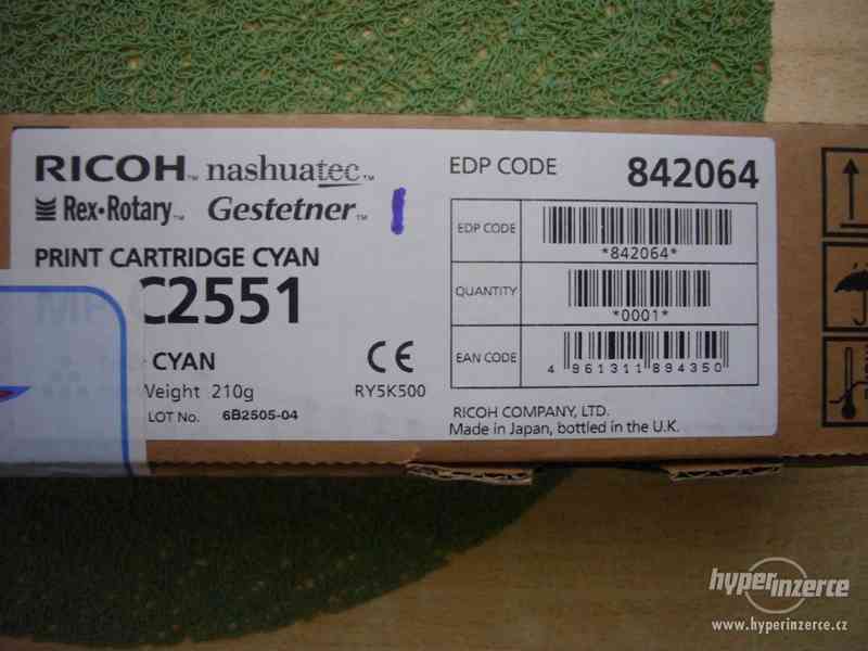 Ricoh Nashuatec Print Cartridge cyan - MP C2551 - foto 1