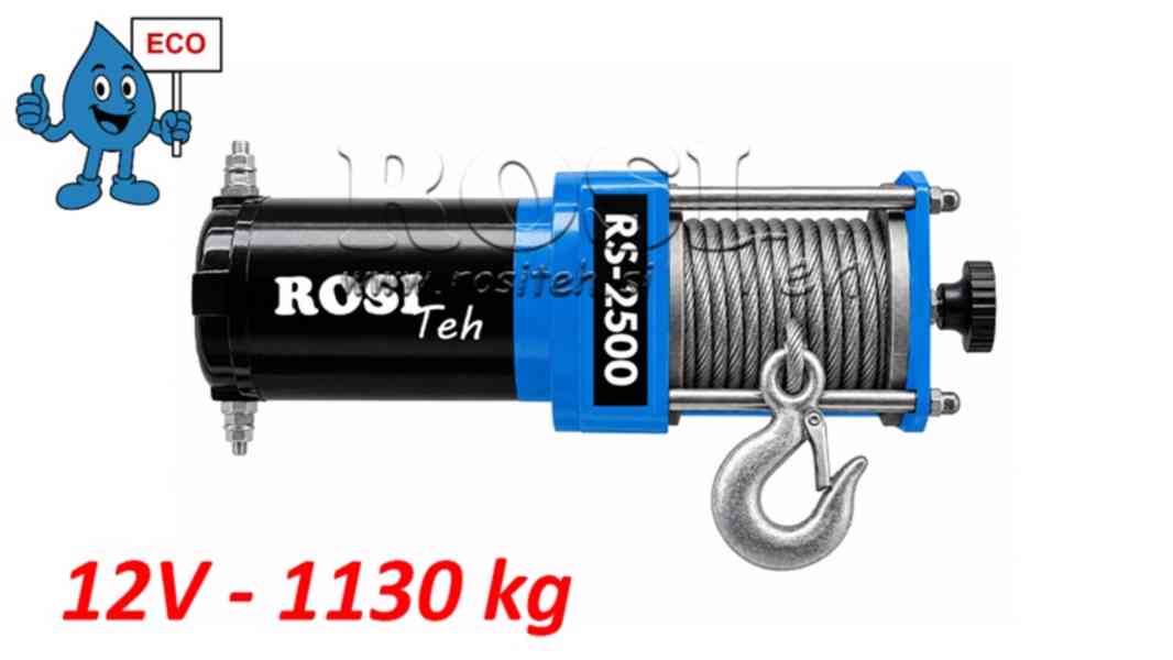 12V DC ELEKTRICKÉ VYŤAHOVACÍ ZAŘÍZENÍ - foto 3