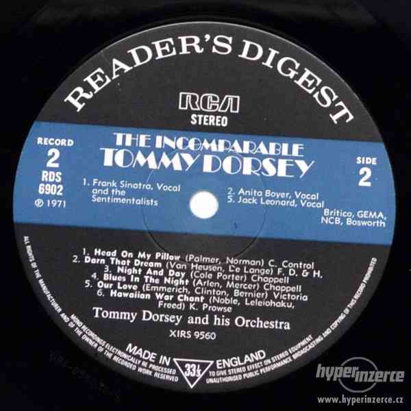 TOMMY DORSEY - THE INCOMPARABLE (BOX 4LP) - foto 17
