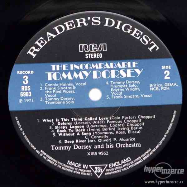 TOMMY DORSEY - THE INCOMPARABLE (BOX 4LP) - foto 23