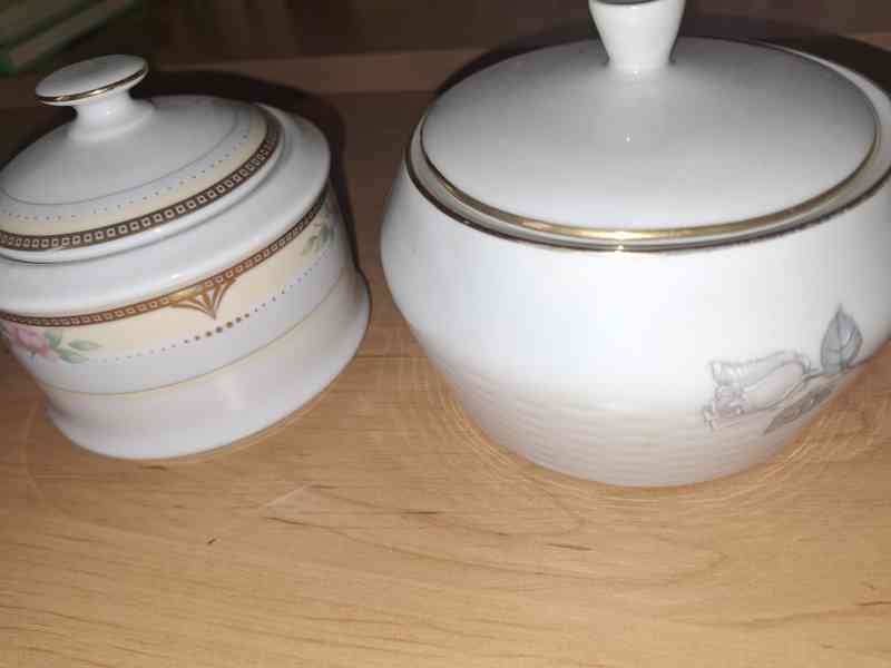 Retro čajové hrnky + retro cukřenky - foto 2