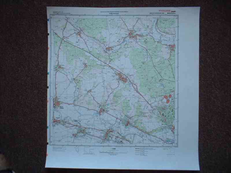 Vojenská profesionální tajná mapa Plzně 1:25 - foto 10