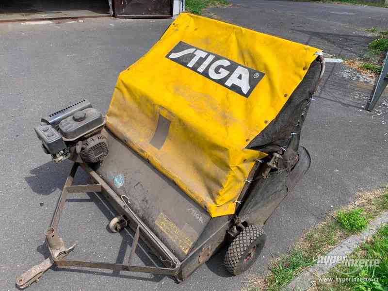 PRODÁM: Motorový sběrač trávy a listí Stiga - foto 1
