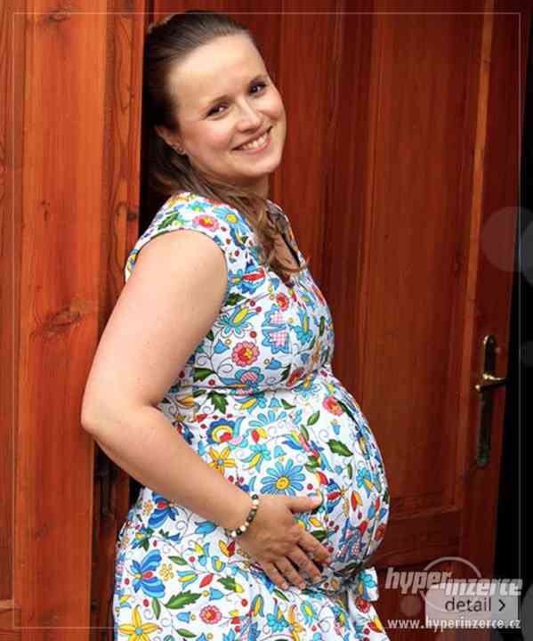Těhotenská móda - těhotenské šaty, mikiny i tuniky - foto 1
