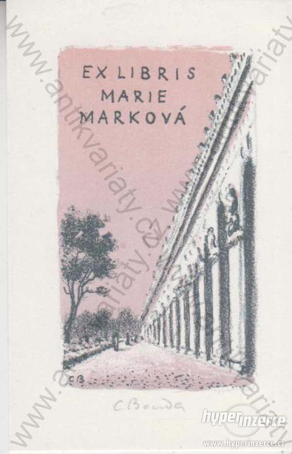 Ex Libris Cyril Bouda SIGNOVÁNO Marie Marková - foto 1